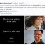 EssilorLuxottica Participates in UN Campaign for Better Vision for Safer Roads 12 Essilor Luxottica Participates in UN Campaign