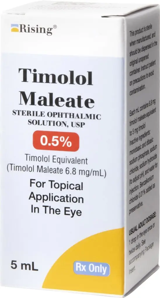Info on Timolol eye drops for glaucoma. 2 Timolol eye drops for glaucoma