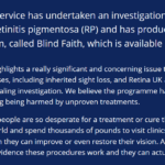 Do genetic eye disease treatments work?ย "Blind Faith BBC documentary" 9 Do genetic eye disease treatments work?ย "Blind Faith BBC documentary"