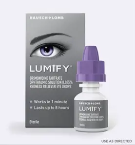 News:FDA warns against Copycat Lumify Bausch Lomb’s Lumify eye drops. 3 FDA warns against Copycat Lumify Bausch Lomb’s Lumify eye drops.