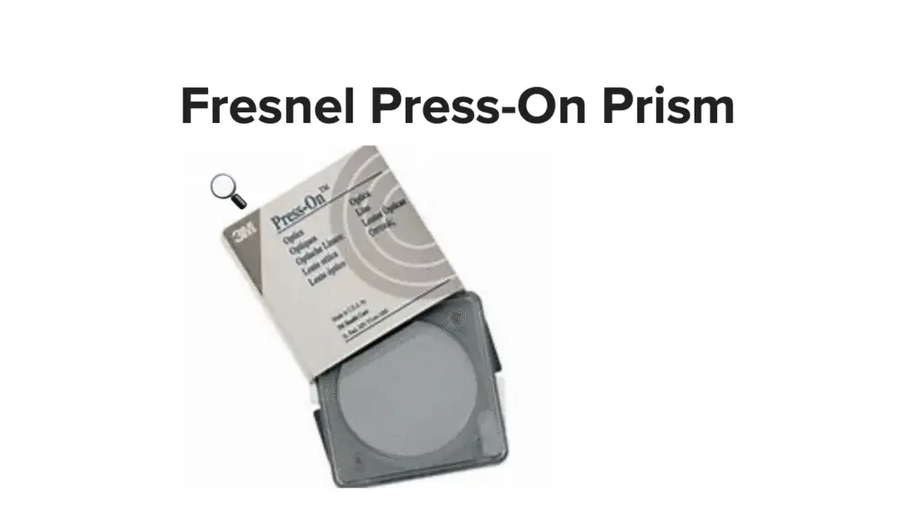 About Fresnel Prism and Q and A on Fresnel Prisms 3 Fresnel press on prism